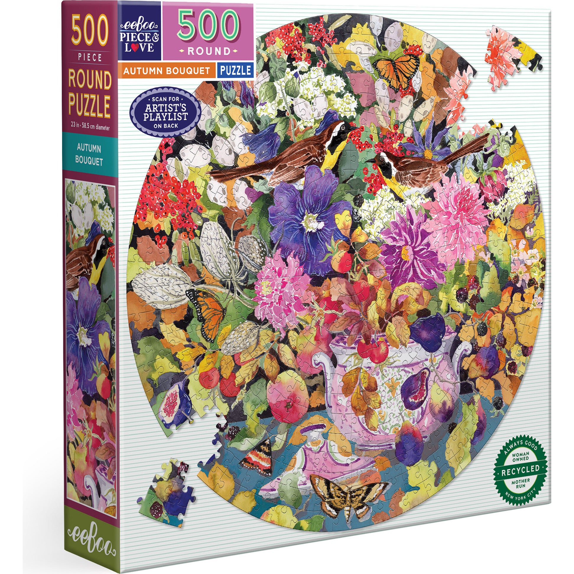 Piece&Love: Autumn Bouquet - 500 pc Puzzle