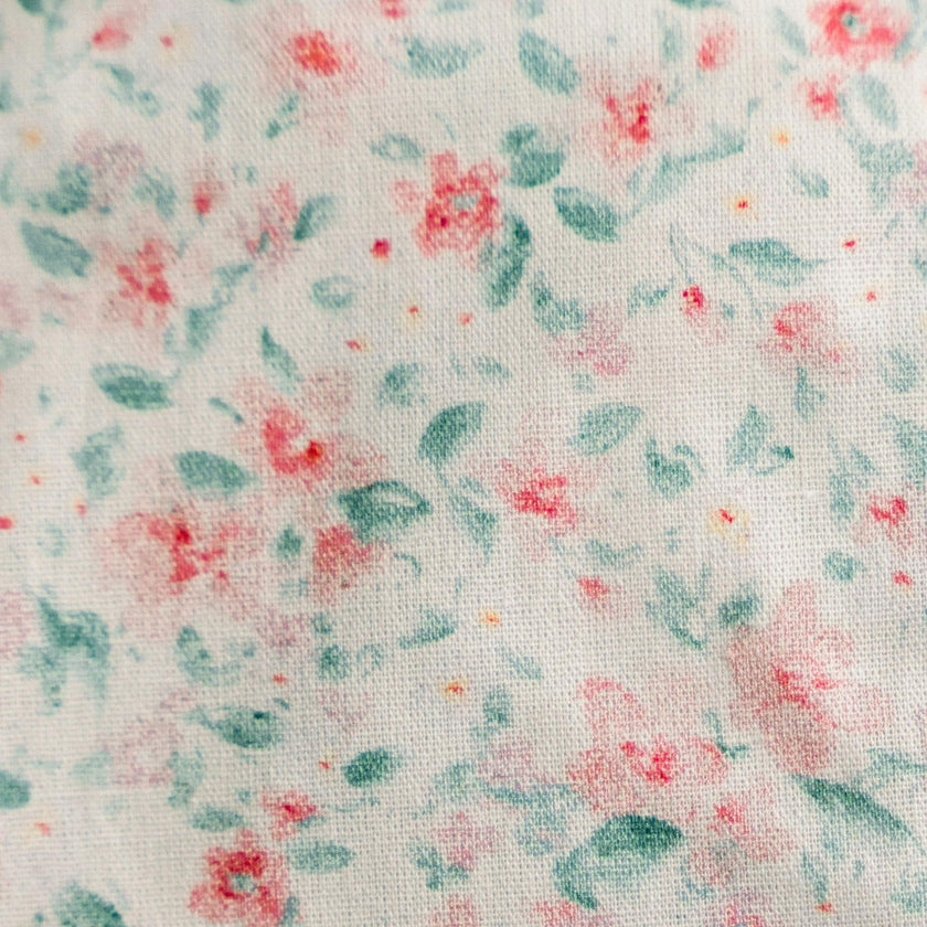Timeless Floral Ruffle Zipper | Pastel Confetti