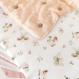 Parker Fitted Crib Sheet (Butterfly)