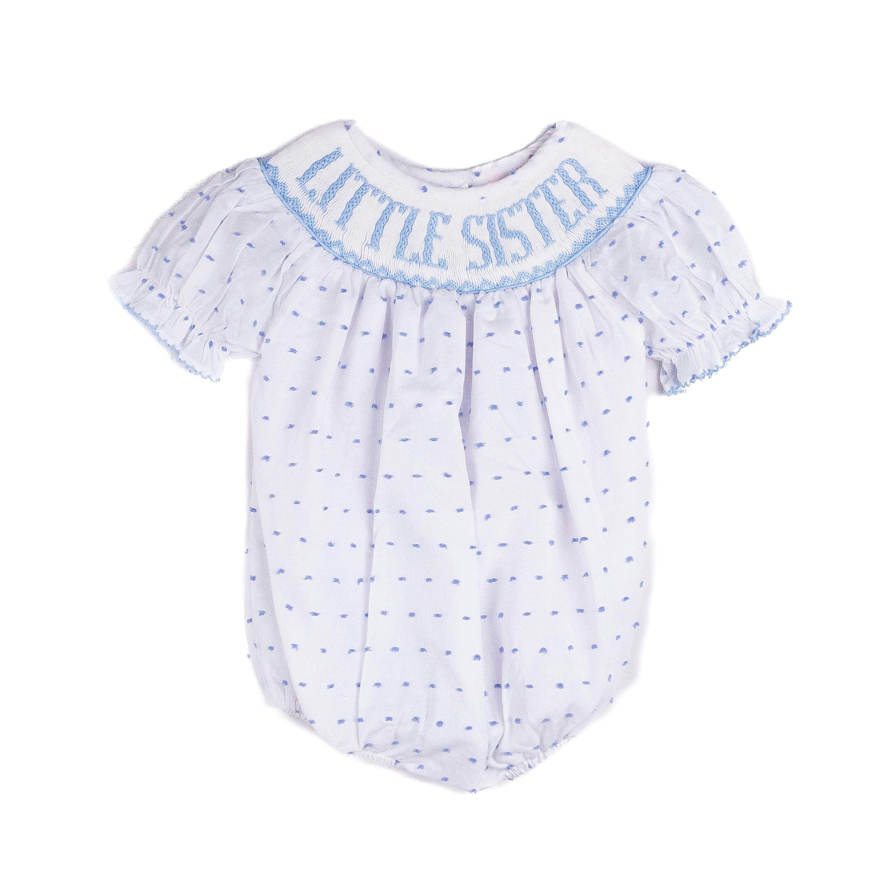 Little Sister Bubble - Blue Swiss