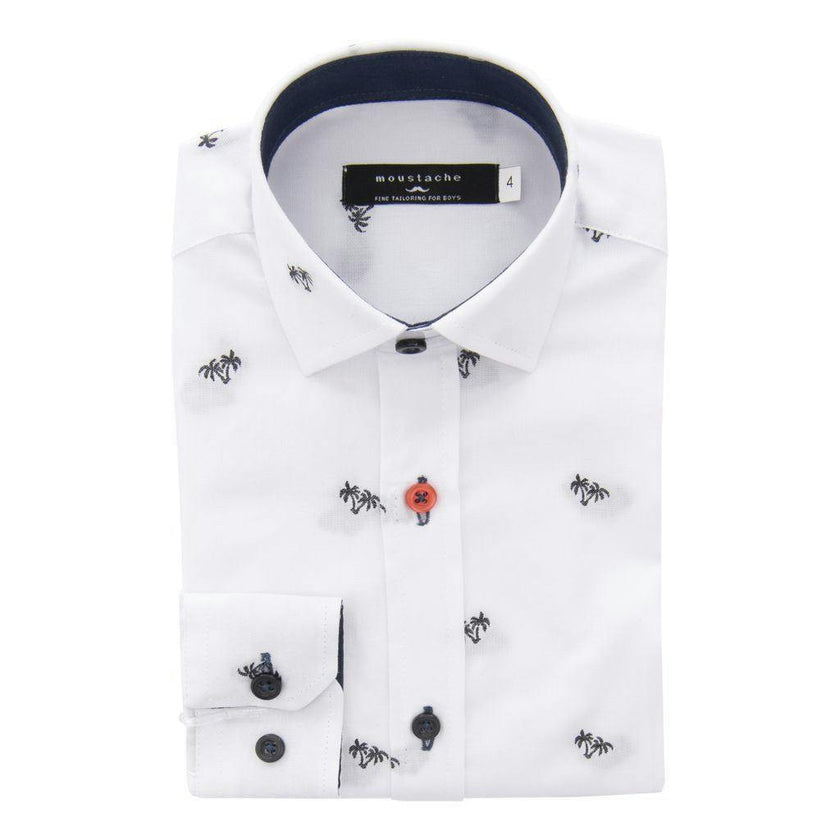 White Palms Dress Shirt