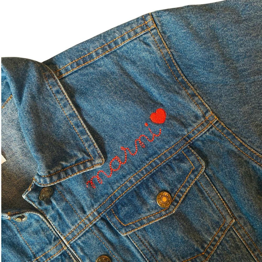 Baby & Kids Front Embroidery Denim Jacket
