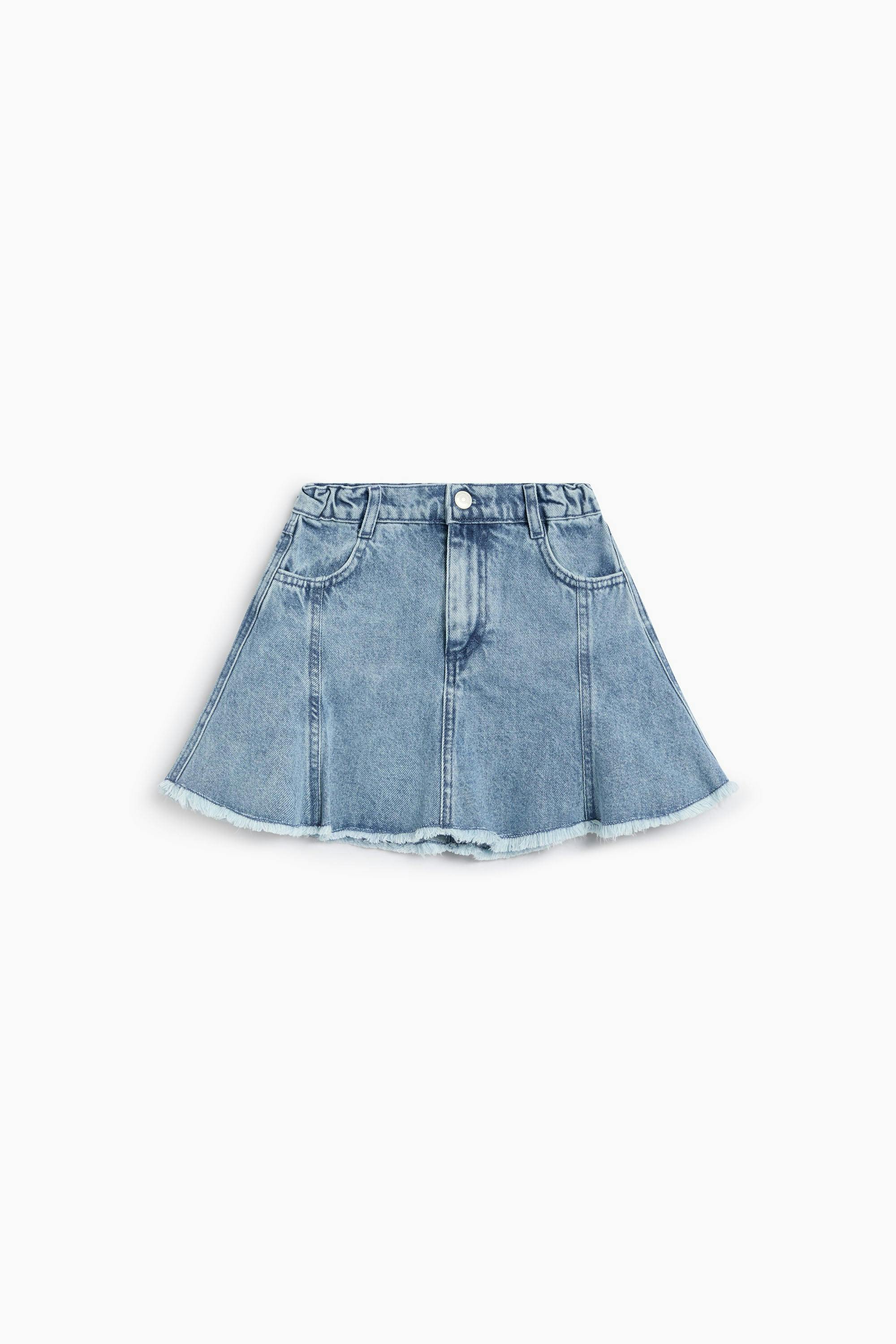 Ridge Denim Skirt