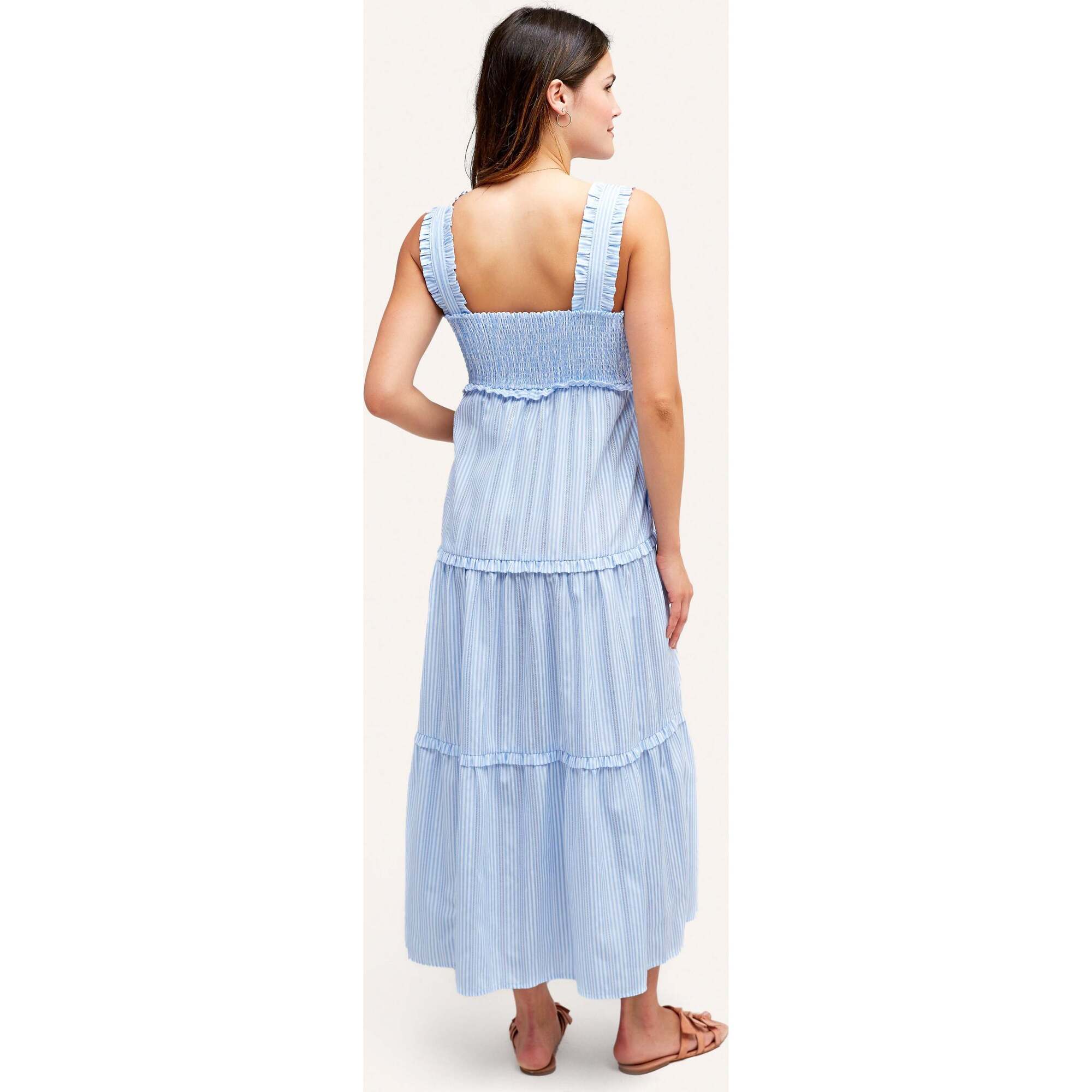 Emma During + After Maxi Tank Dress, Stripes