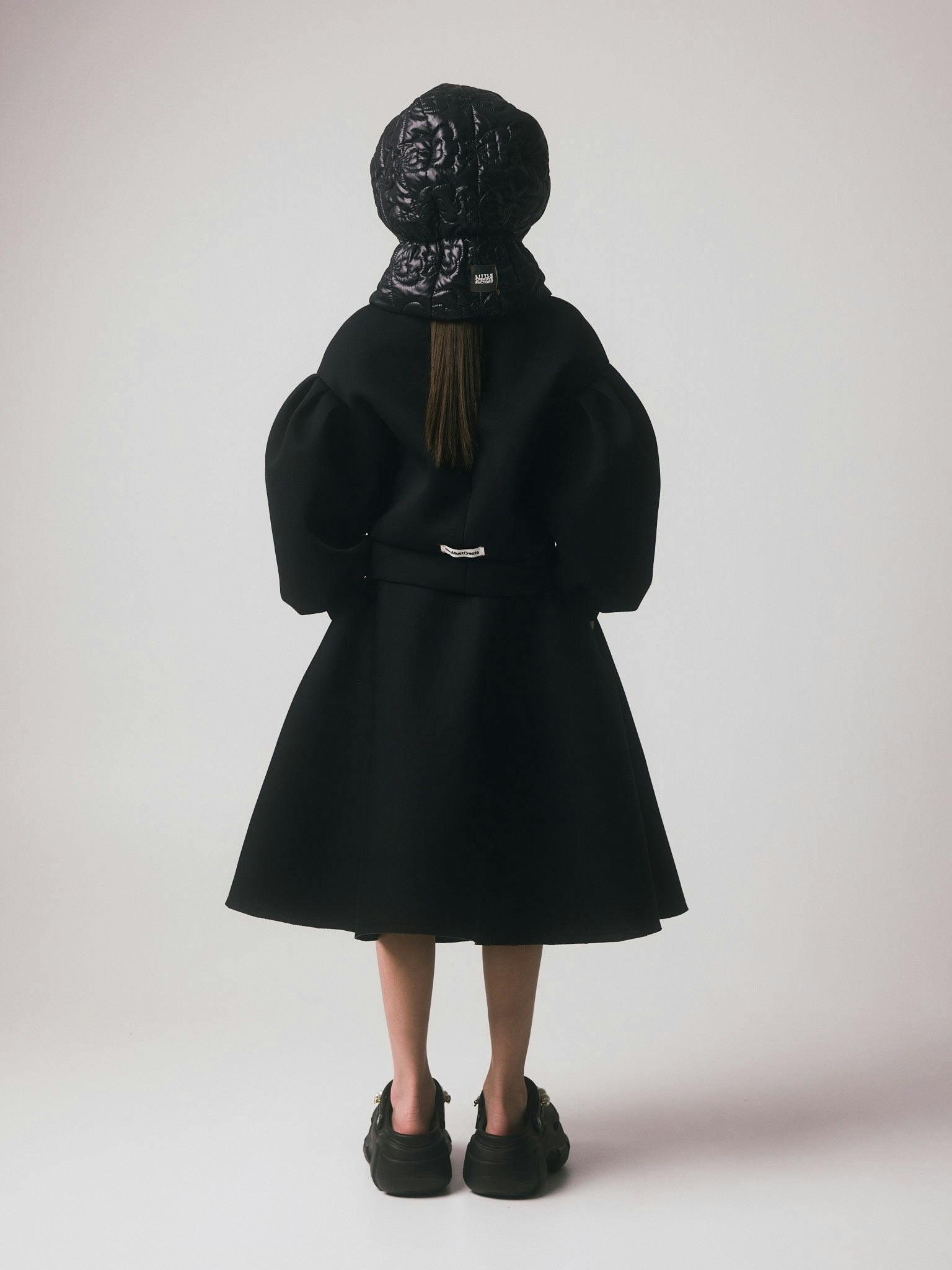 Doll Balloon Sweatshirt Black