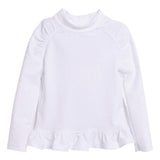 UPF 50+ Ruffle Rash Guard