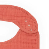 Cotton Muslin Classic Bib 3 Pack - Light Pink