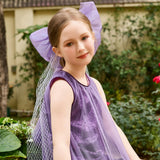 Purple Serenata Glitter Tulle Dress