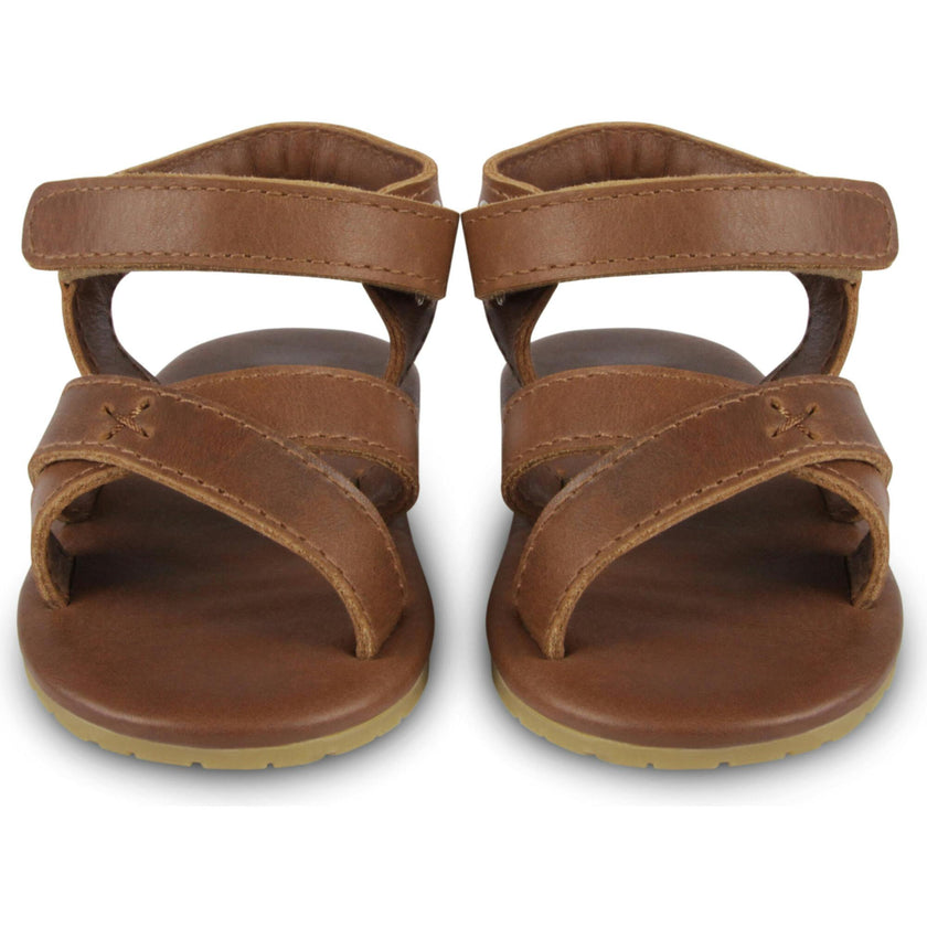 Tobi Cross Strap Classic Leather Sandals