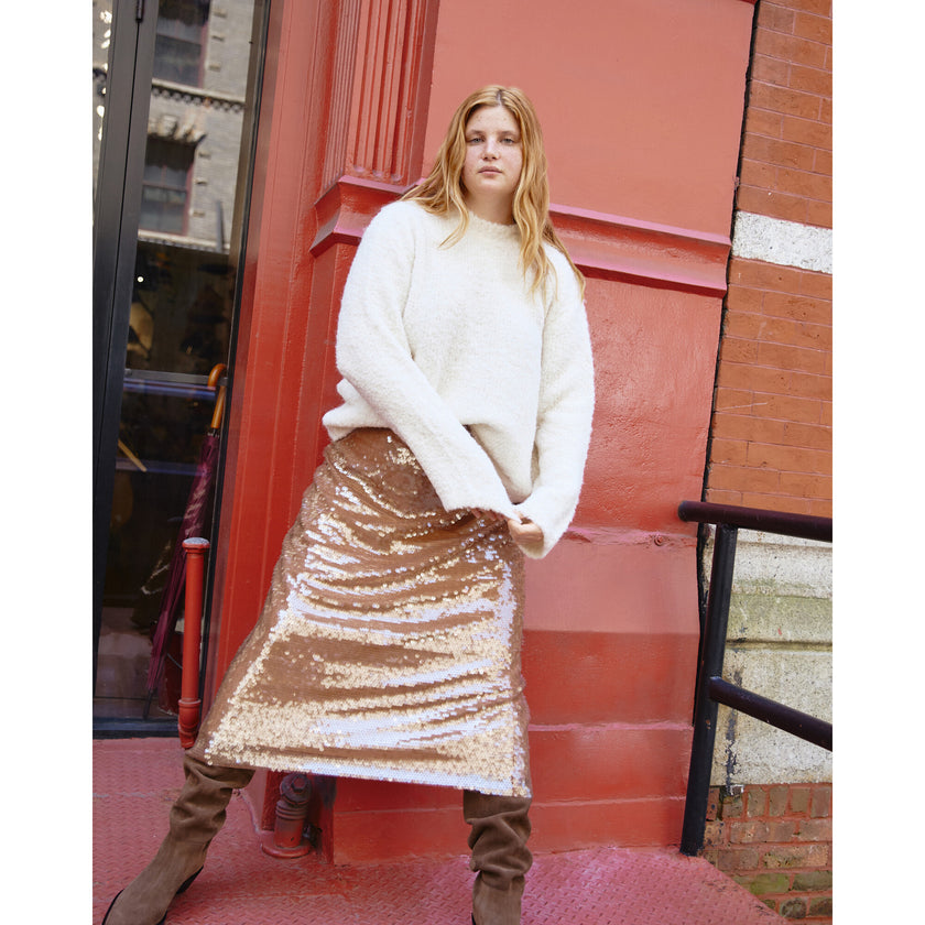 Women's Sutton Sweater, Cream