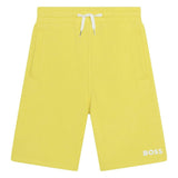 Yellow Logo Sweatshorts