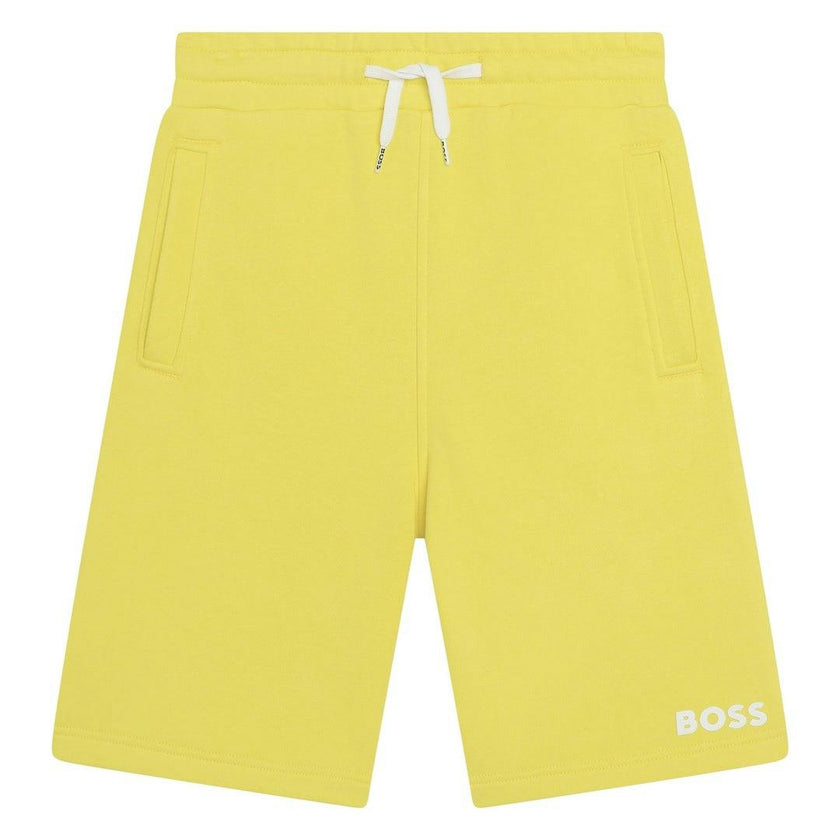 Yellow Logo Sweatshorts