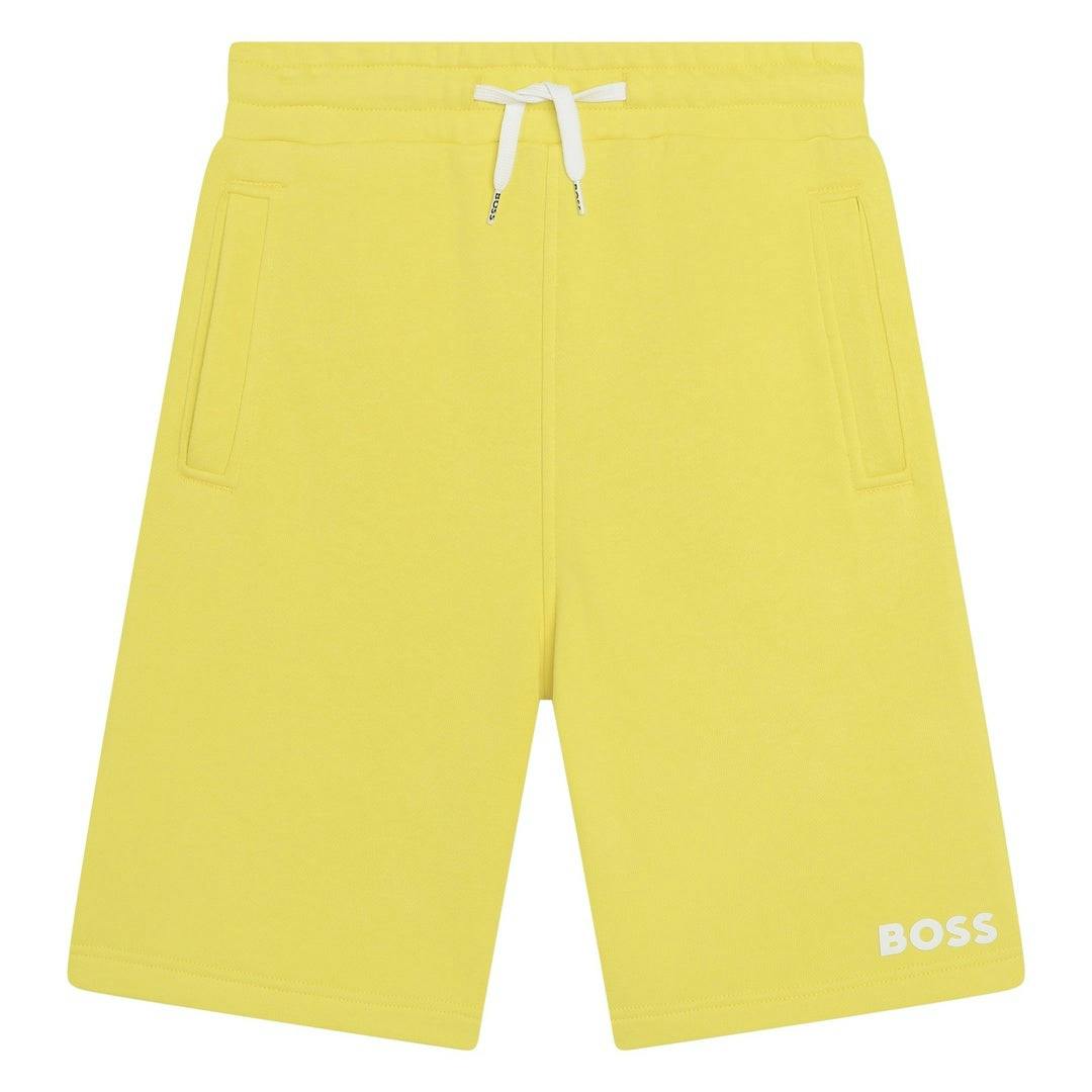 Yellow Logo Sweatshorts