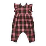 Baby Girls Jennifer Jumper - Burgundy Tartan