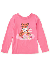 Tea with the Tiger Graphic Tee, Sweet Pea