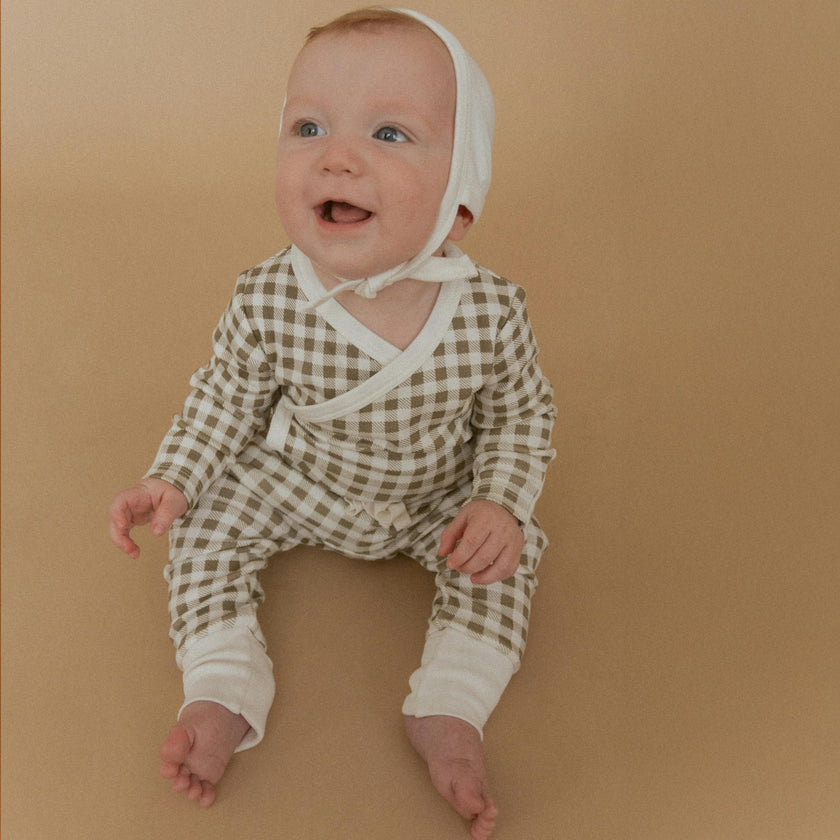 Organic Kimono Onesie & Pants Set