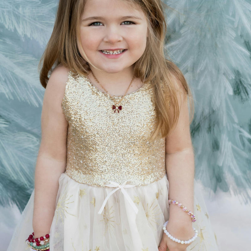 Glam Party Gold Dress