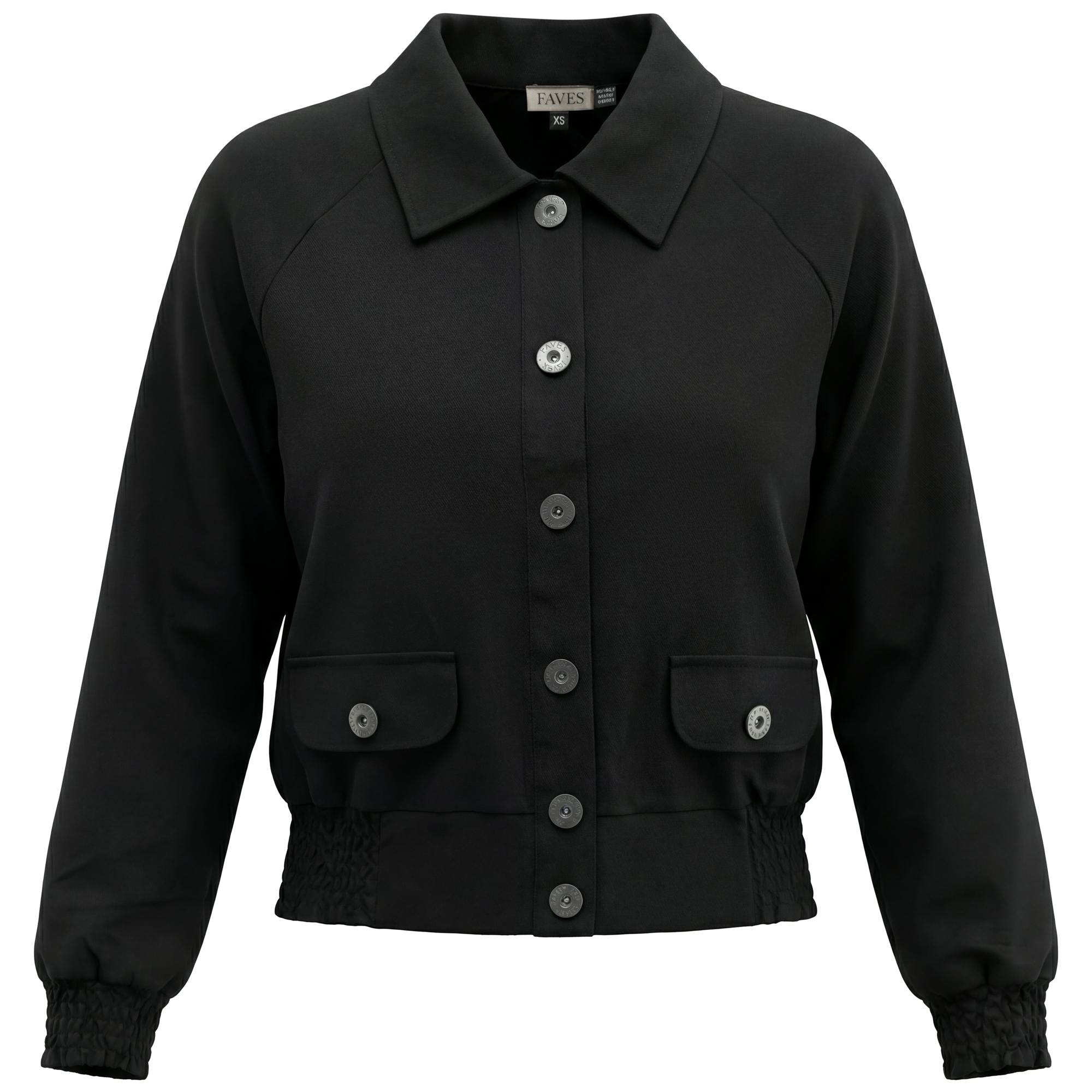 Cropped Cotton Bomber Jacket