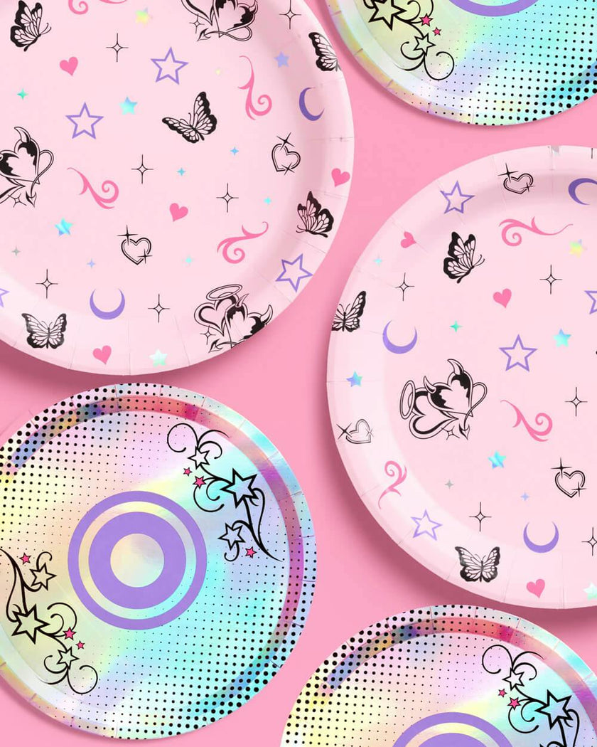 Y2K Plates - 32 paper plates