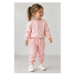 Striped Sweatsuit, Pink