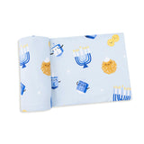 Hanukkah - Blue - Bamboo - Swaddle Blanket