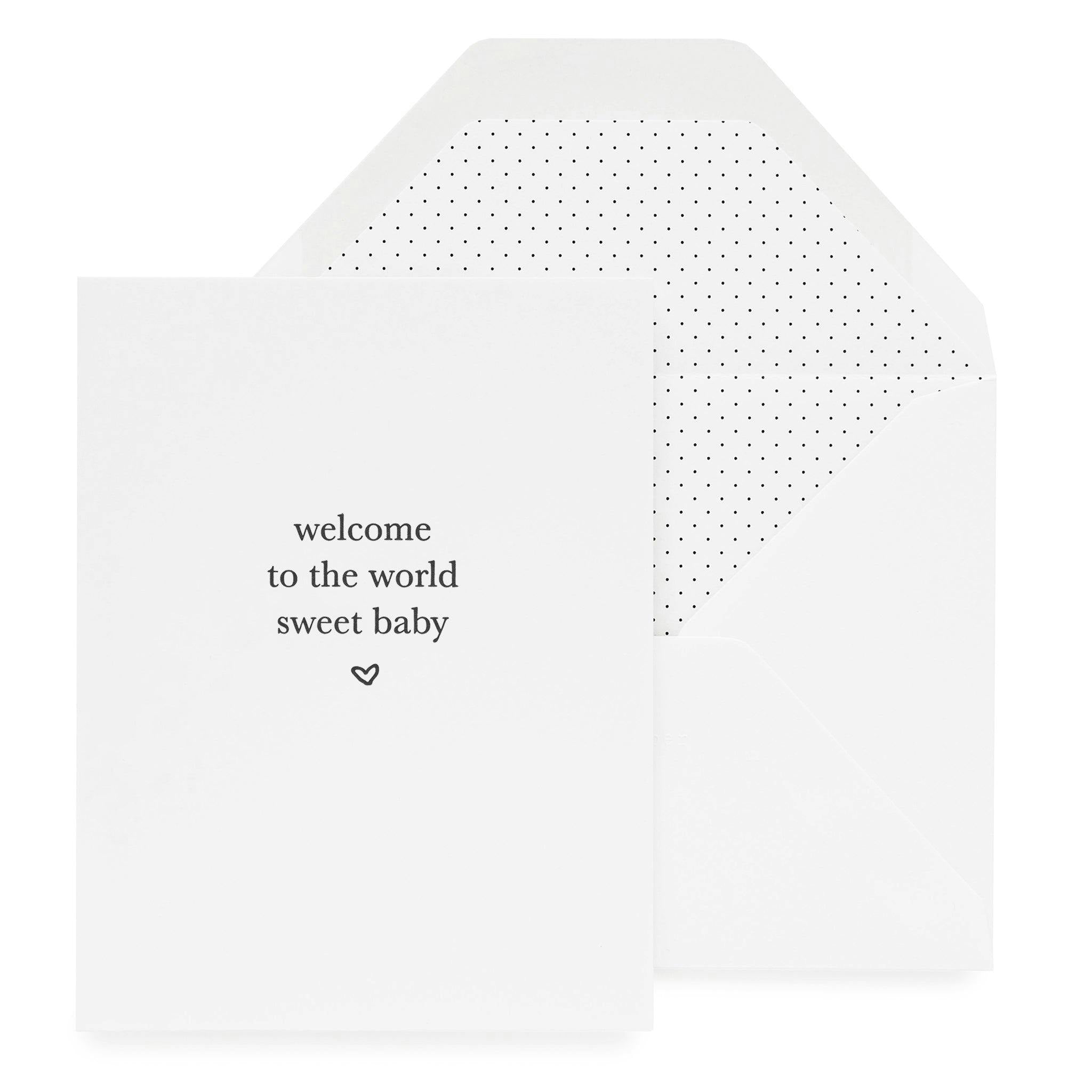 Welcome Sweet Baby Card