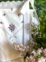 6y Drop-Waist Handkerchief Dress - Dancing Purple Violets