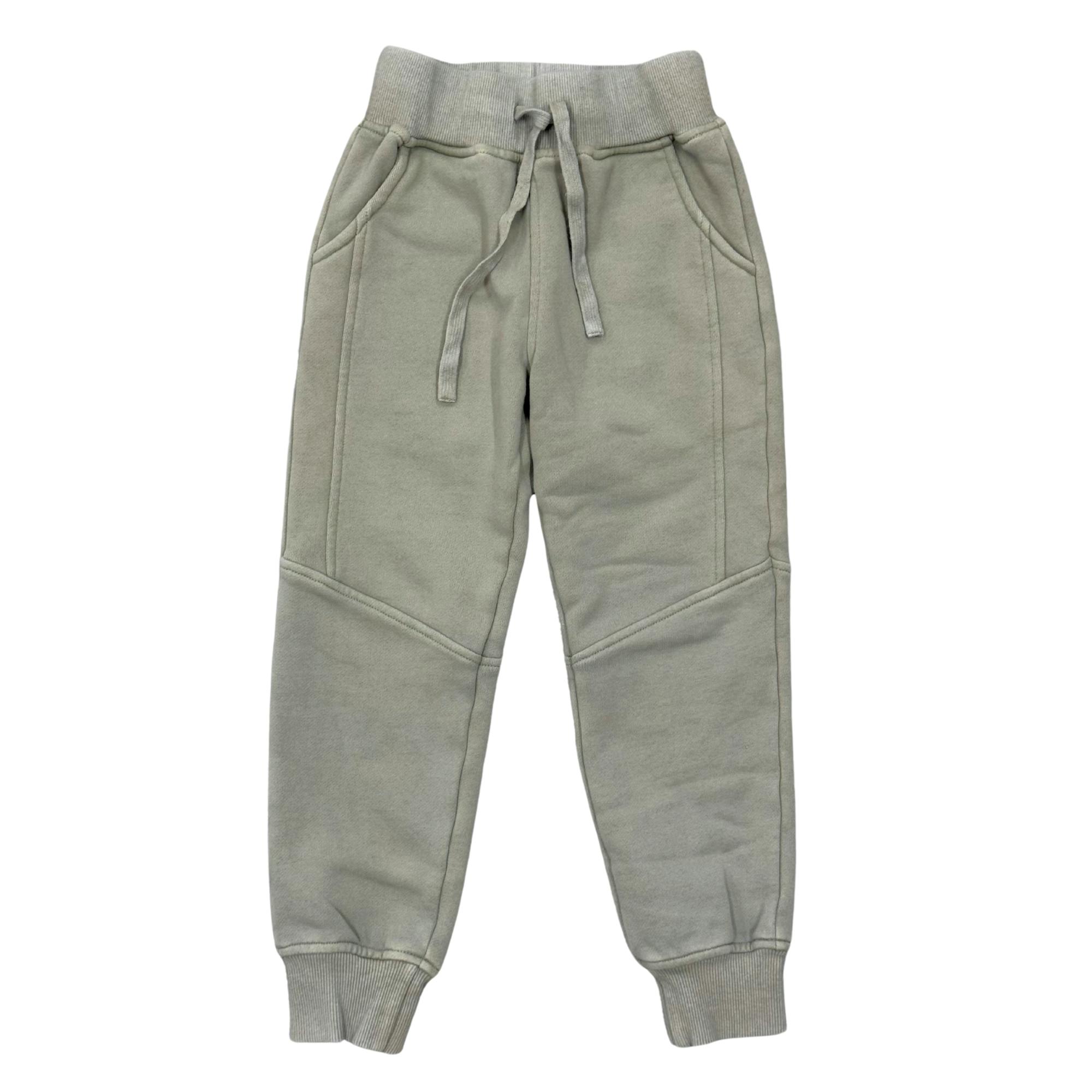 Boys Detail Fleece Jogger in Evergreen
