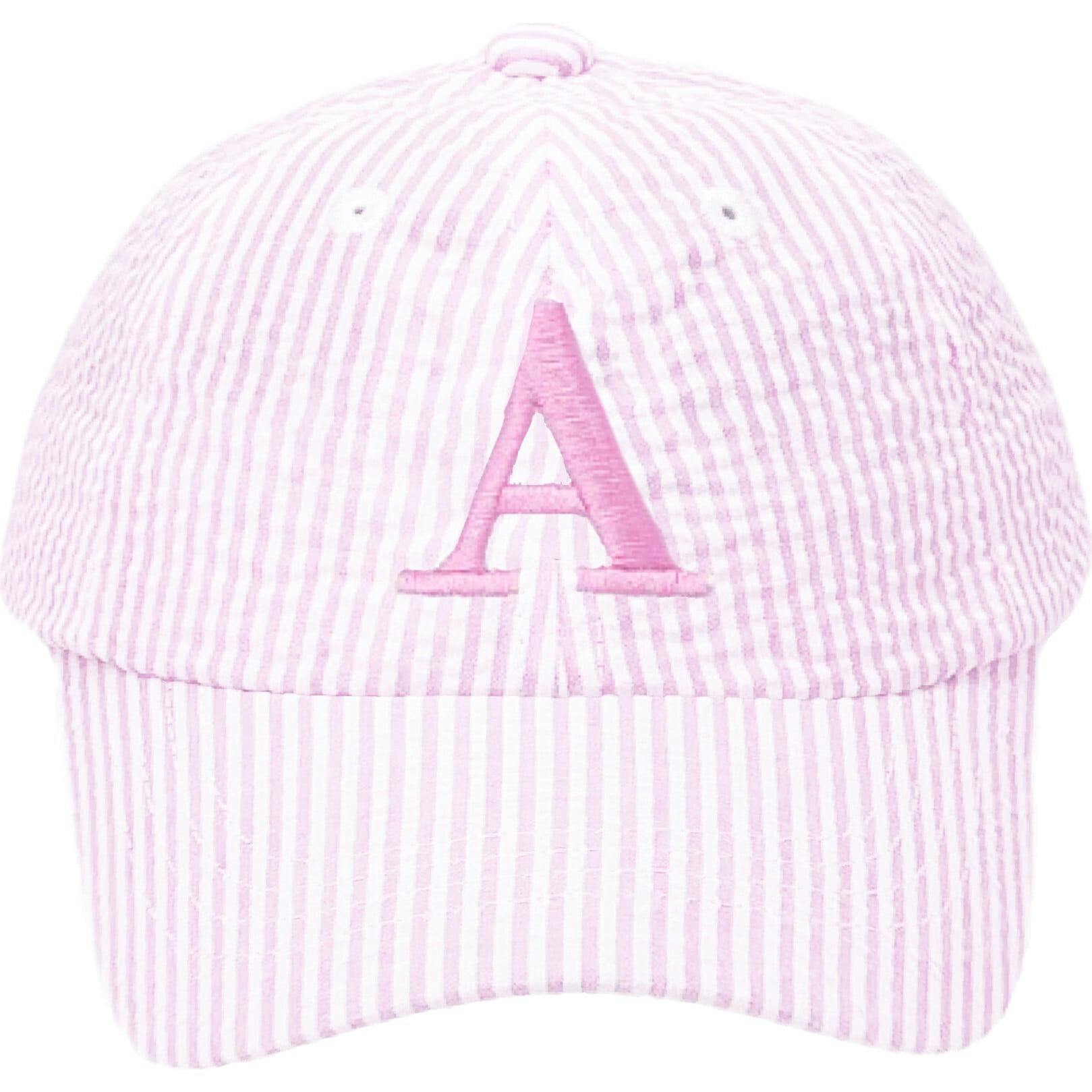 Customizable Seersucker Baseball Hat