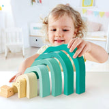 Hape: Arctic Polar Stacking Blocks - Wooden Nesting Toy
