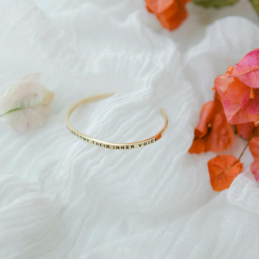 Women's "My Voice Will Become Their Inner Voice" Bracelet