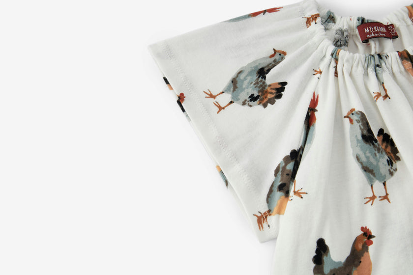 Organic Cotton Dress & Bloomer Set