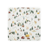 Organic Cotton Muslin Swaddle Blanket - Alpine Adventure