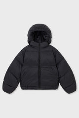 Cropped Lightweight Reversible Puffer
