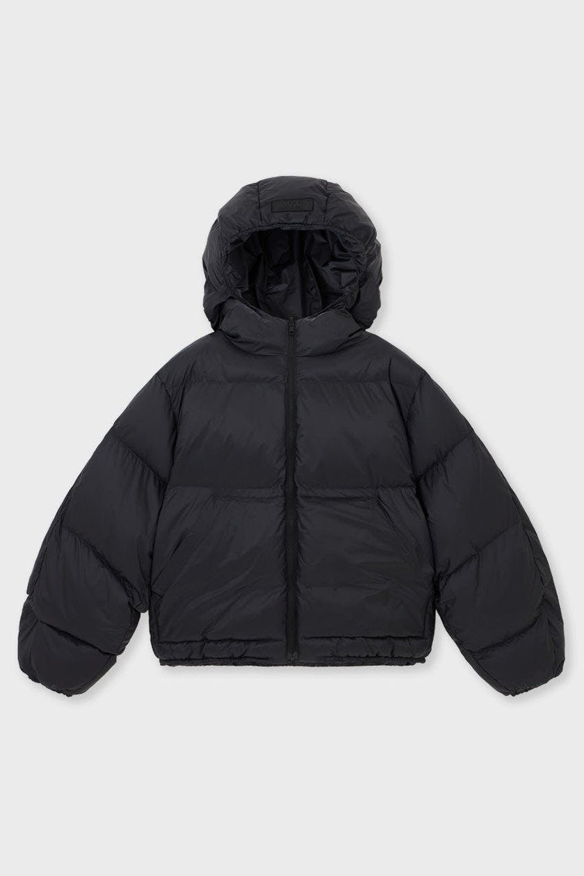 Cropped Lightweight Reversible Puffer