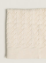Baby Gift Set: Ivory Wonder Baby Blanket and Marlow the Monkey Knit Doll