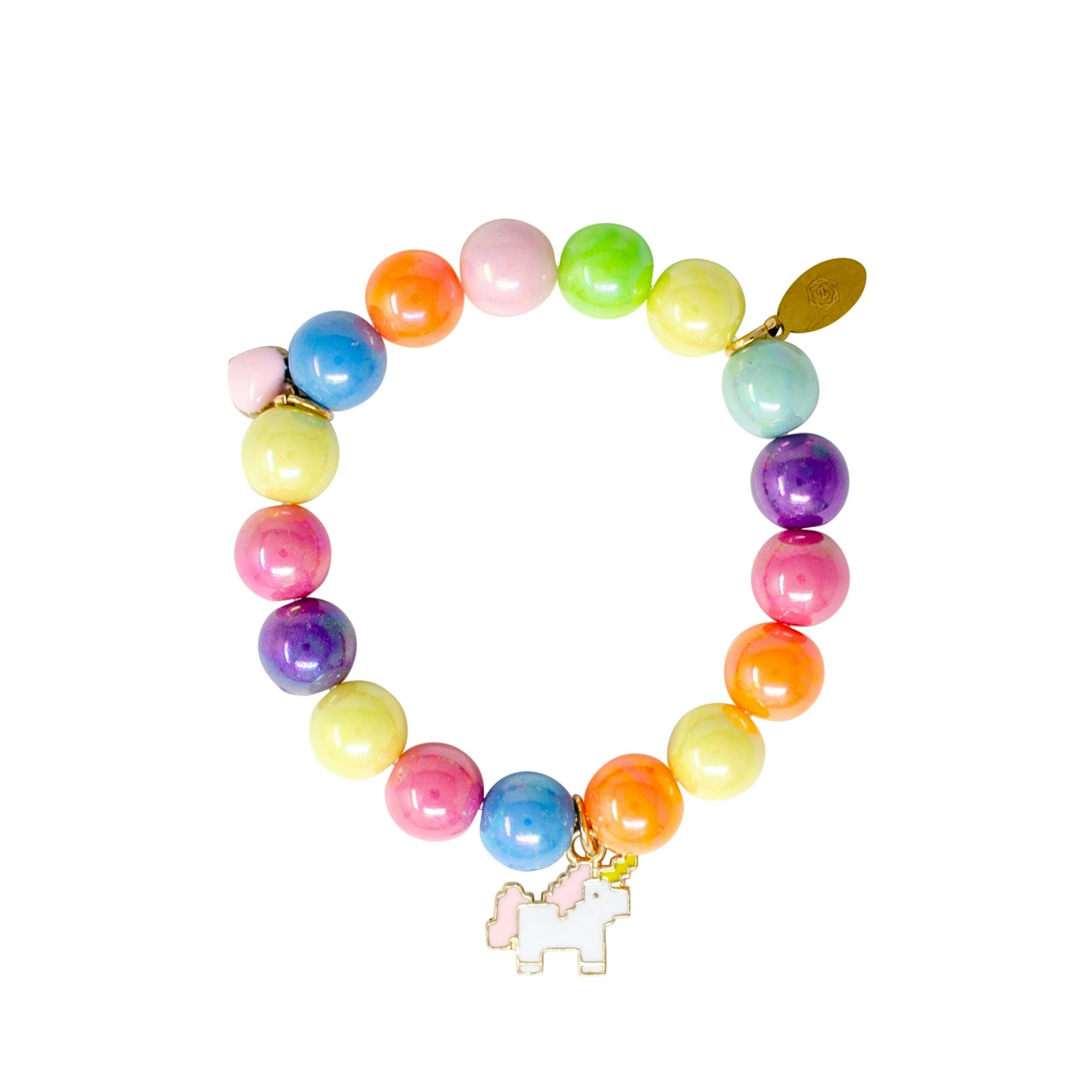 Bright Gum Ball Bracelet Set