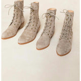 Darcy Lace Up Studded Boot