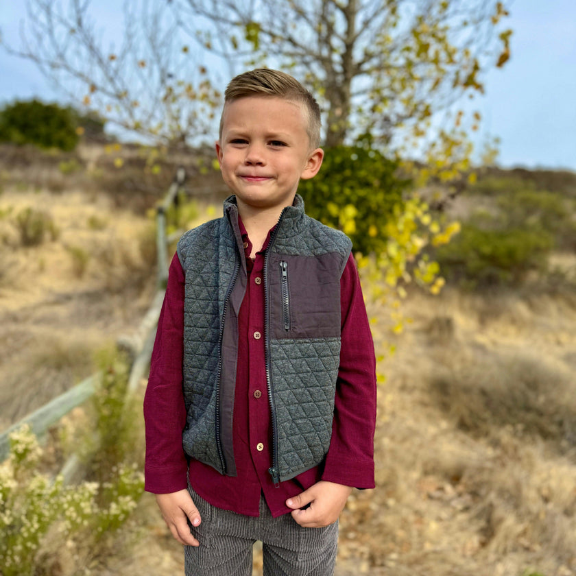 HUNTER Charcoal Vest