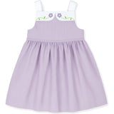 Pincord Dress with Flowers