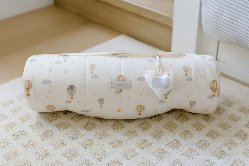 Organic Toddler Nap Roll-N-Rest Mat Set