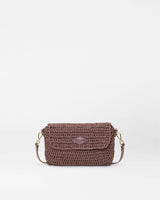 Brown Crochet Crochet Convertible Crossbody
