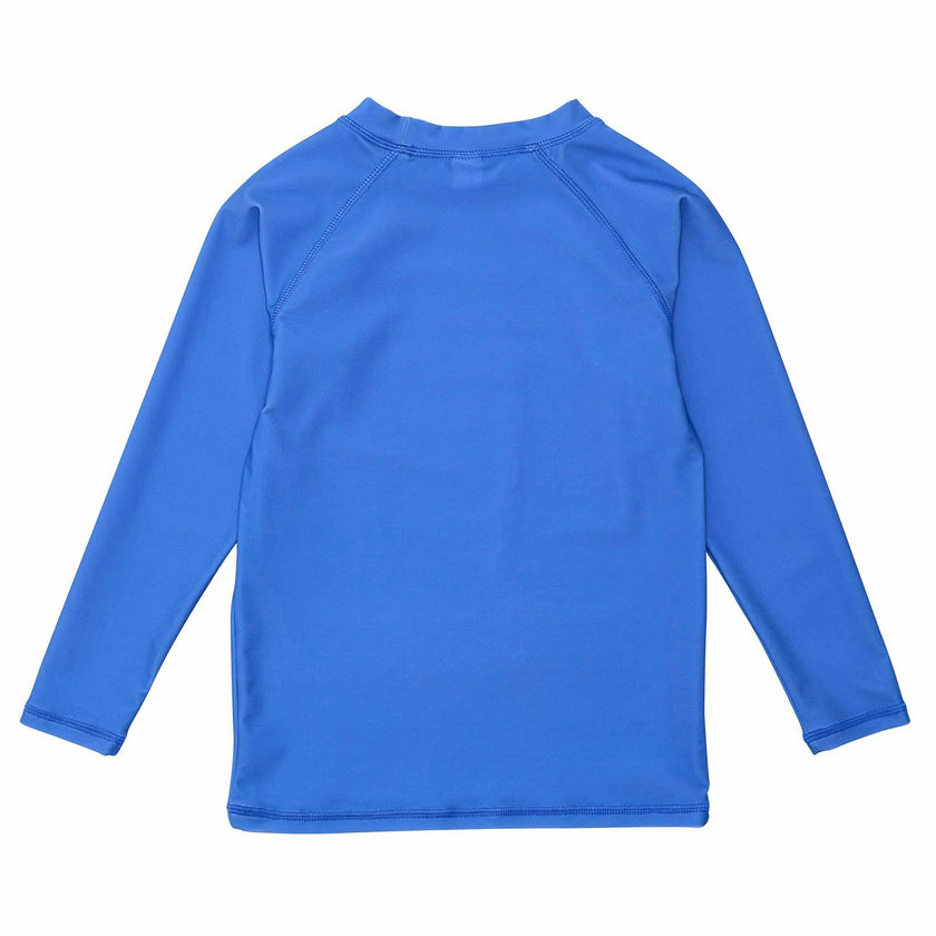 Azure Blue Long Raglan Sleeve UPF50+ Rashguard