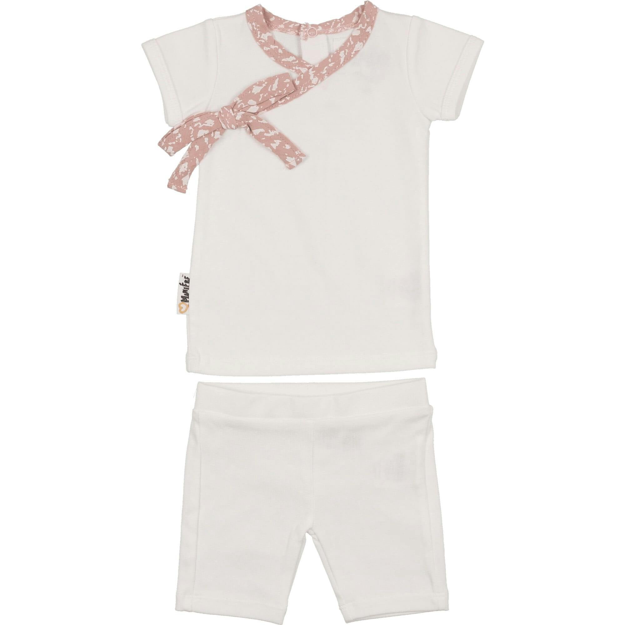 Speckled Wrap Top & Short Set