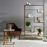 Marmo Modern Marble-Look 5-Tier Display Shelf