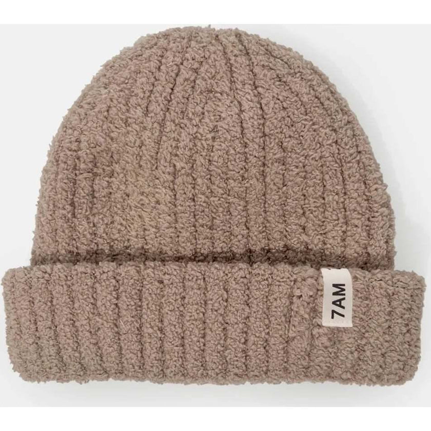 Fuzzy Ribbed Beanie