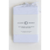 Poplin Fitted Crib Sheet Ivory