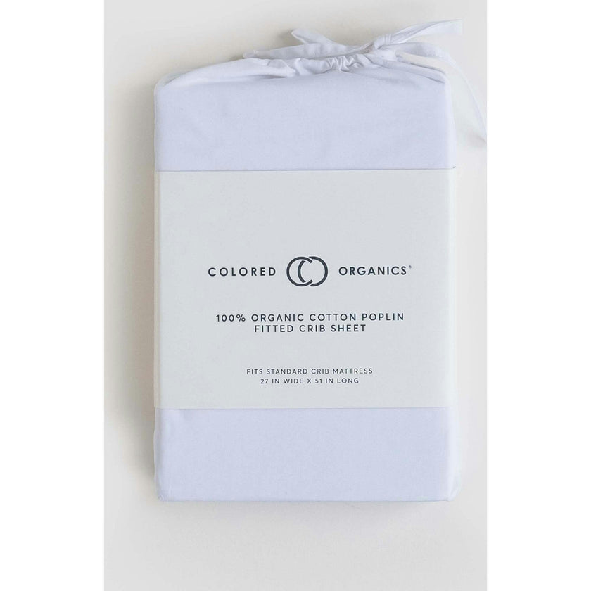 Poplin Fitted Crib Sheet