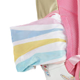 White and Gold Butterfly Backpack with Tuckaway Wings