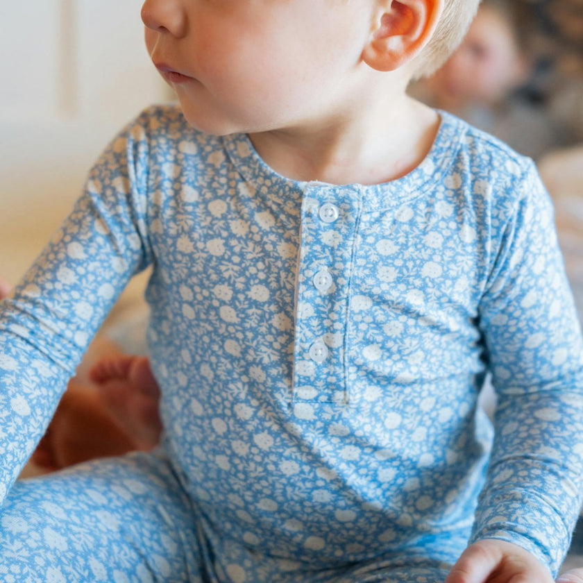 unisex alpine fiore pima pajamas set